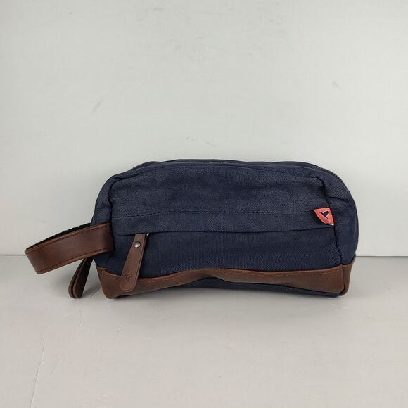 Bird dogs Athletics Dopp Bag Navy Blue Zipper Strap Toiletries Bag - Picture 3 of 10